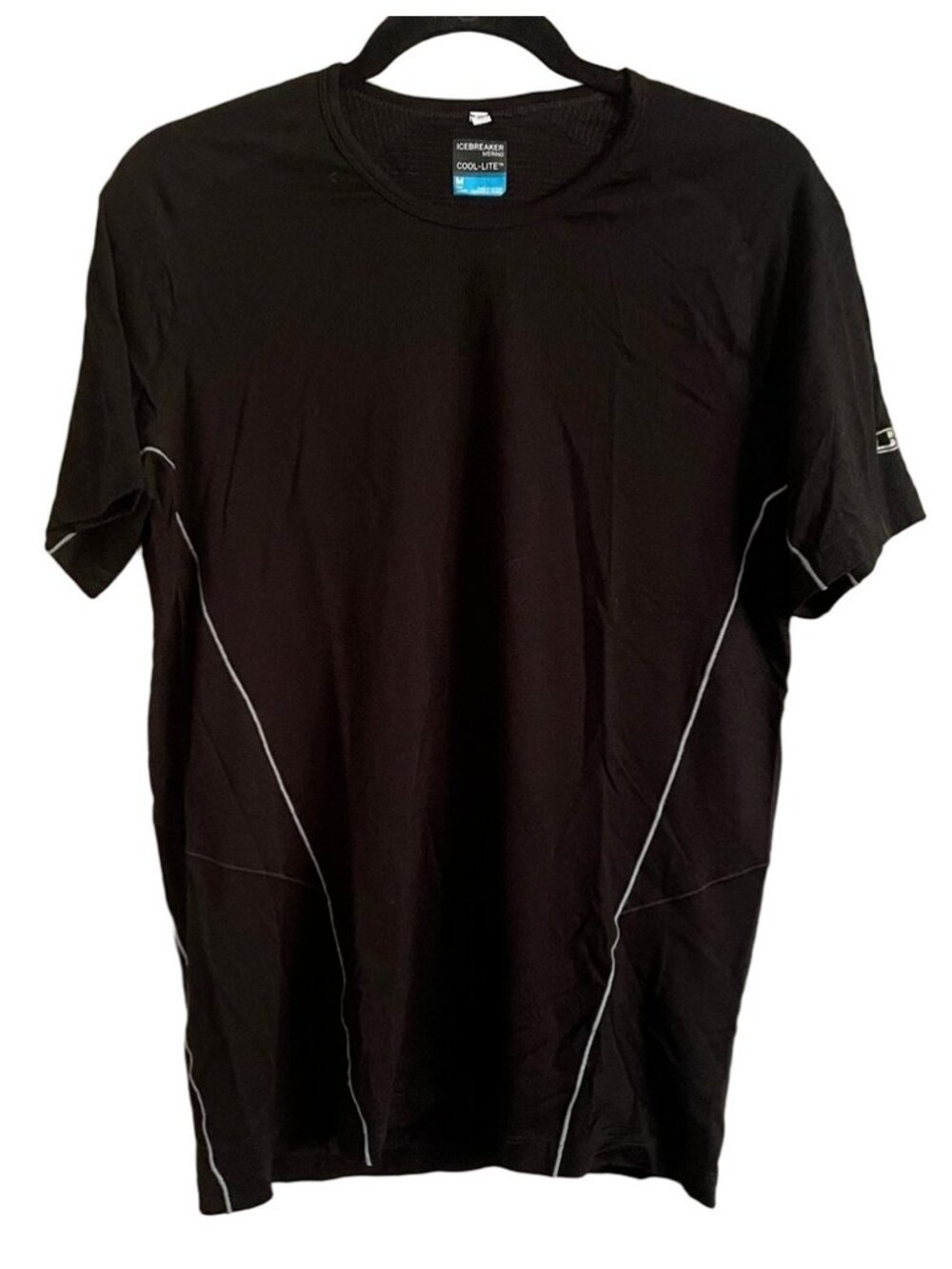 Icebreaker Merino Black Cool-Lite Short Sleeve T-shirt - Medium